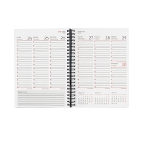 Agenda tapa blanda