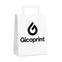 Bolsas papel asa plana