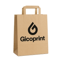 Bolsas papel asa plana